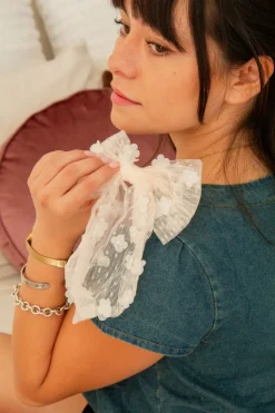 Andi Guinevere Lace Bow