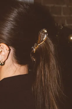 Andi Half Bow Banana Claw Clip