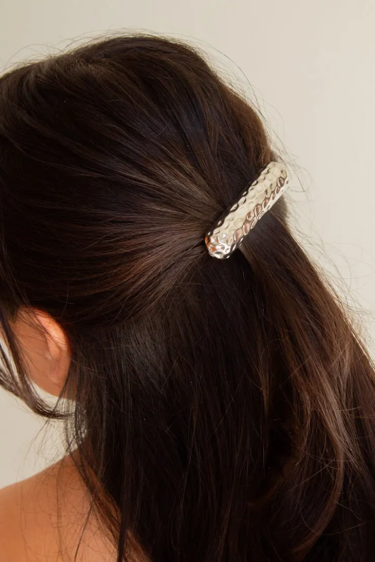Andi Hammered Barrette