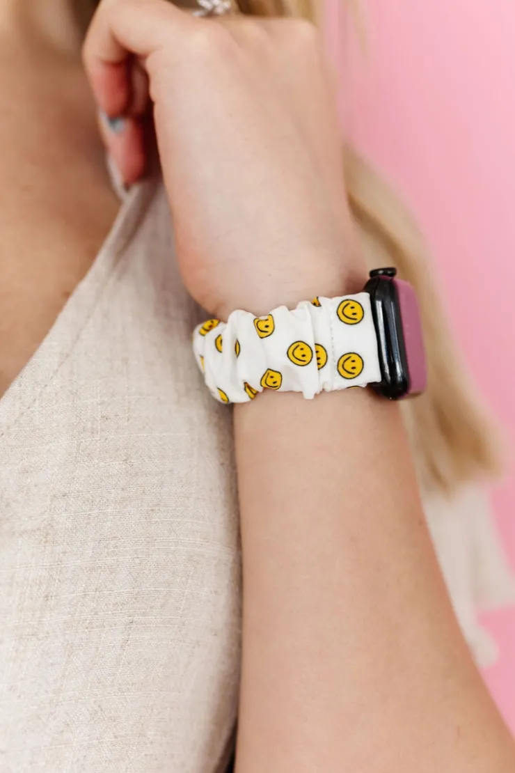 Andi Happy Daze Scrunchie Band Compatible with Apple Watch