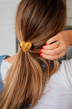 Andi Heart of Gold Ponytail Pendant