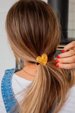 Andi Heart of Gold Ponytail Pendant