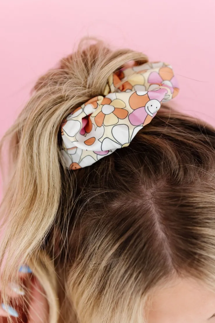 Andi Hippie Dippie Daisies Oversized Scrunchie