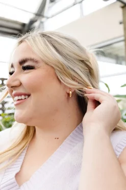 Andi Horseshoe Hoops - Hypoallergenic
