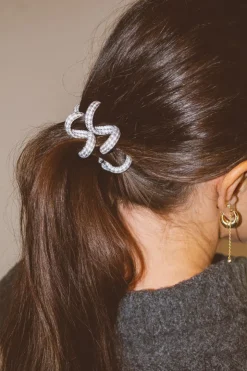 Andi Houndstooth Cord Scrunchies