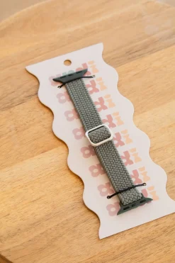 Andi Hunter Thin Weaved Adjustable Elastic Watch Band