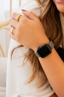 Andi Hunter Thin Weaved Adjustable Elastic Watch Band