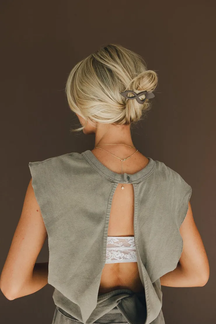 Andi Infinity Loop Alligator Claw Clip