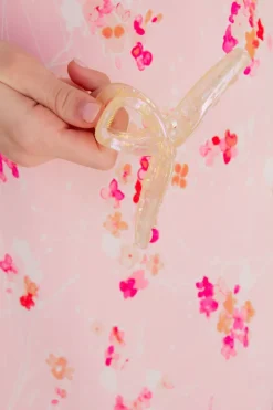 Andi Iridescent Loop Claw Clip