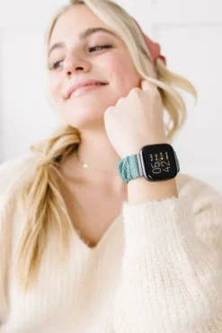 Andi Jade Athletic Hexagon Watch Band for Fitbit Versa