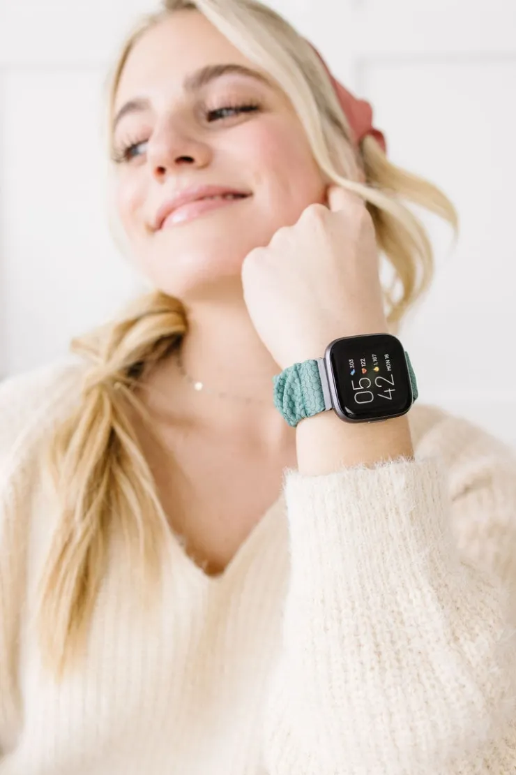 Andi Jade Athletic Hexagon Watch Band for Fitbit Versa