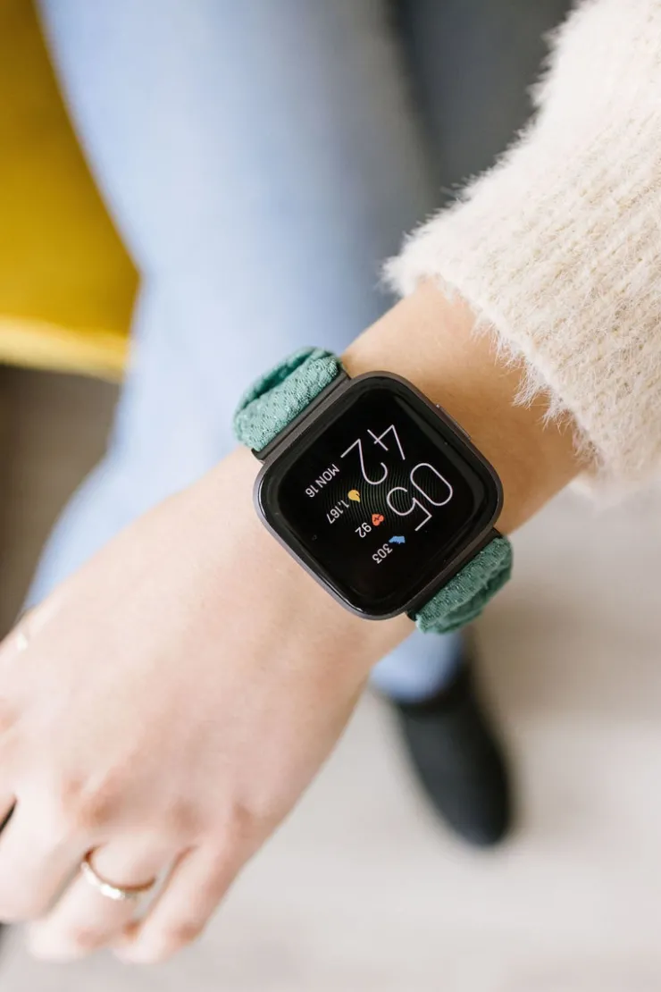 Andi Jade Athletic Hexagon Watch Band for Fitbit Versa