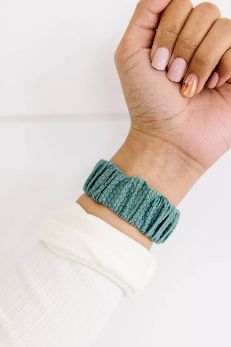 Andi Jade Hexagon Athletic Scrunchie Band Compatible with Apple Watch
