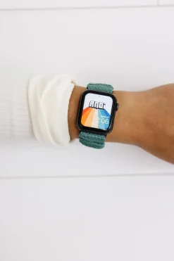 Andi Jade Hexagon Athletic Scrunchie Band Compatible with Apple Watch