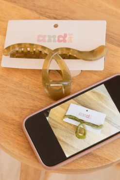Andi Jelly Loop Claw Clip