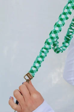 Andi Kelly Green Checkered Lanyard
