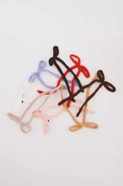 Andi Knit Long Bow Clip