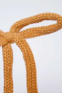 Andi Knit Long Bow Clip