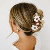 Andi Knitted Petals Claw Clip