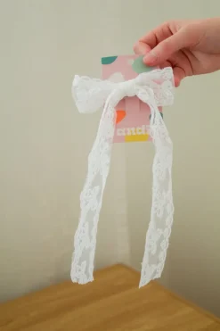 Andi Lace Long Bow Clip