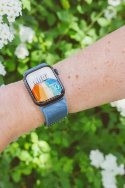 Andi Lagoon Blue Adjustable Elastic Watch Band