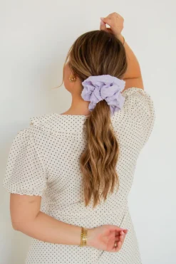 Andi Lavender Jumbo Scrunchie