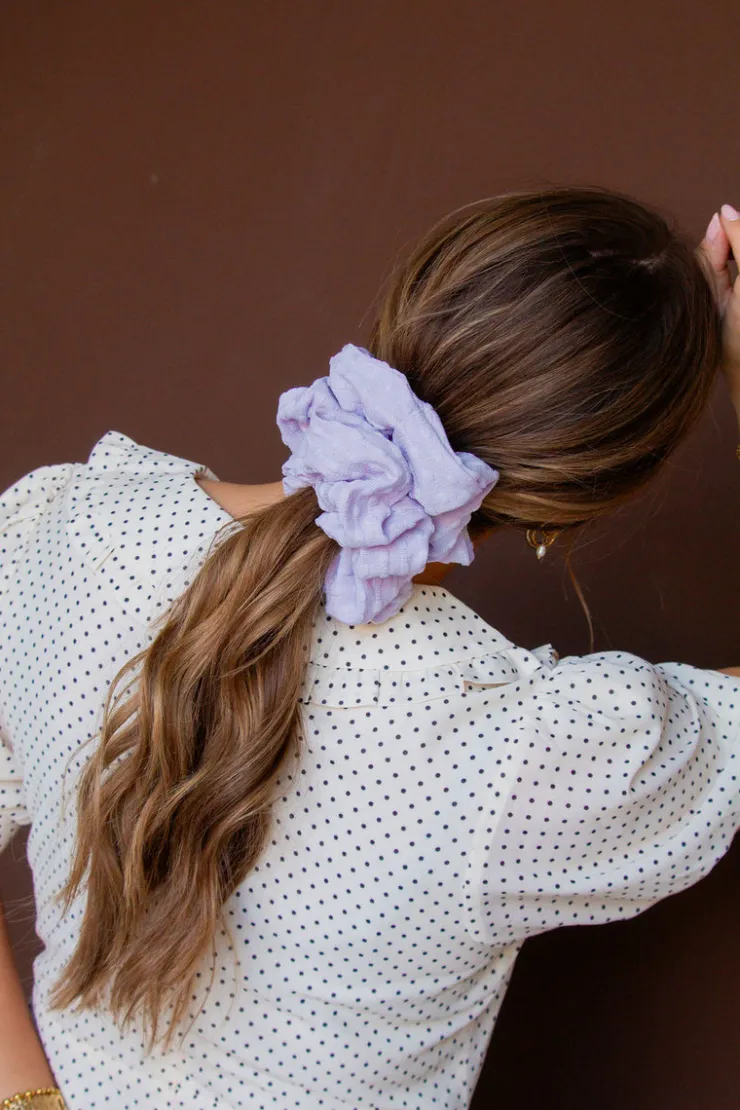 Andi Lavender Jumbo Scrunchie