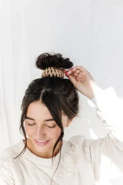 Andi Light Brown Bird Nest Expng Hair Claw