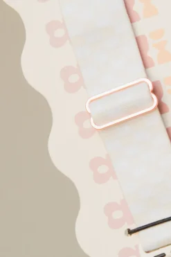 Andi Light Cream Checkerboard Adjustable Elastic