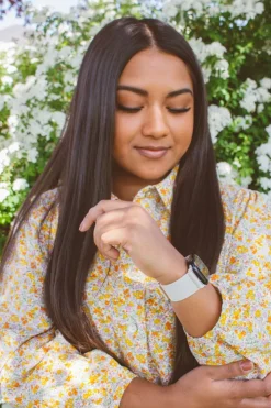 Andi Linen Adjustable Elastic Watch Band