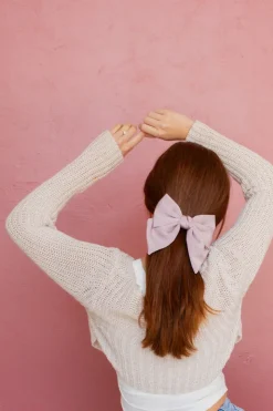 Andi Mabel Satin Bow Clip