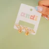 Andi Micro Gold Bow Claw Clips