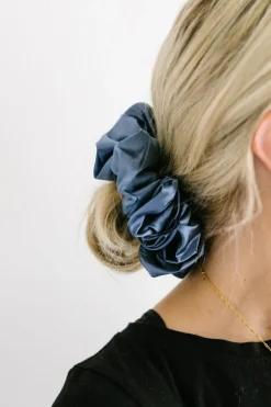 Andi Midnight Moon Satin Jumbo Scrunchie