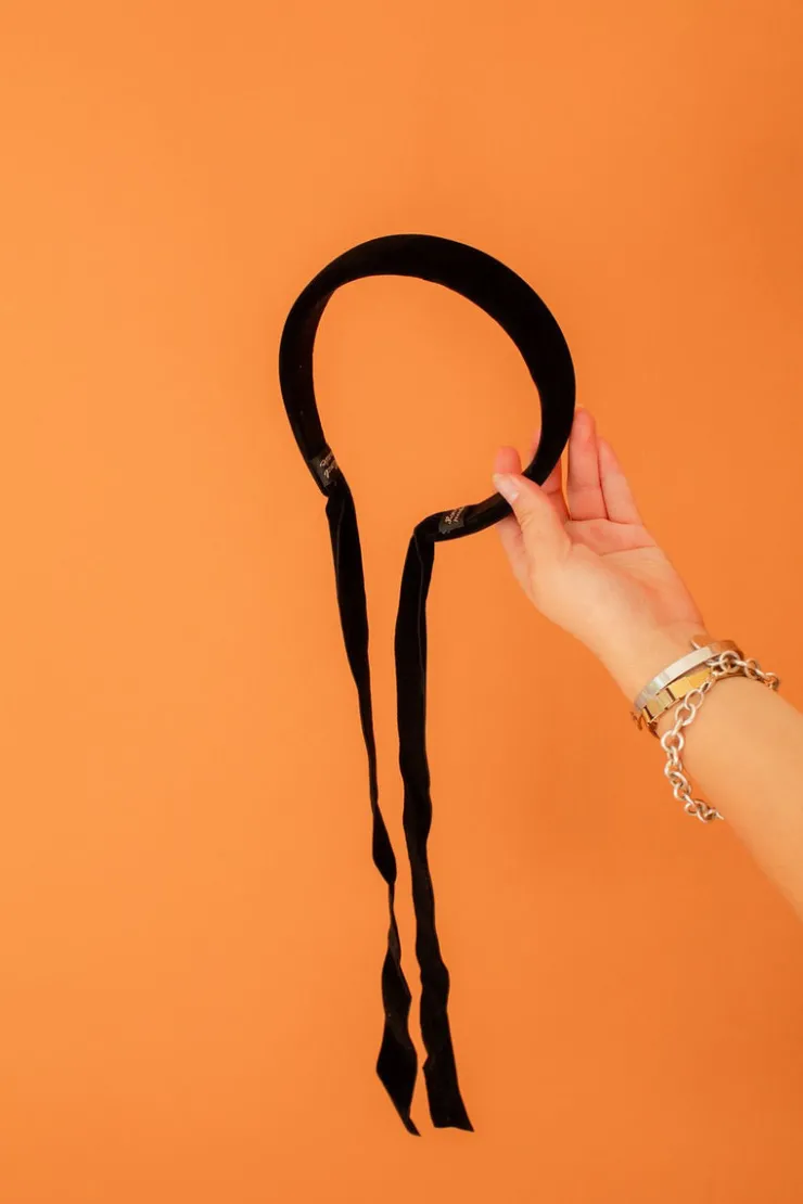 Andi Midnight Velvet Headband