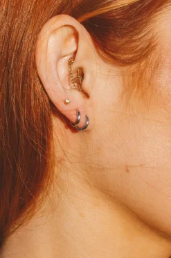 Andi 10mm Fundamental Hoops - Hypoallergenic - Gold and Silver