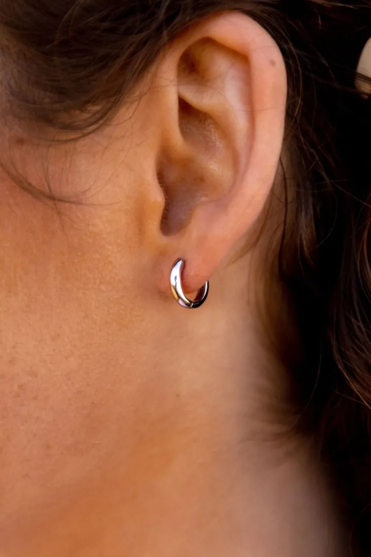 Andi 12mm Fundamental Hoops - Hypoallergenic