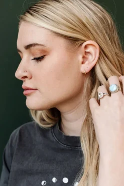 Andi 10mm Fundamental Hoops - Hypoallergenic - Gold and Silver