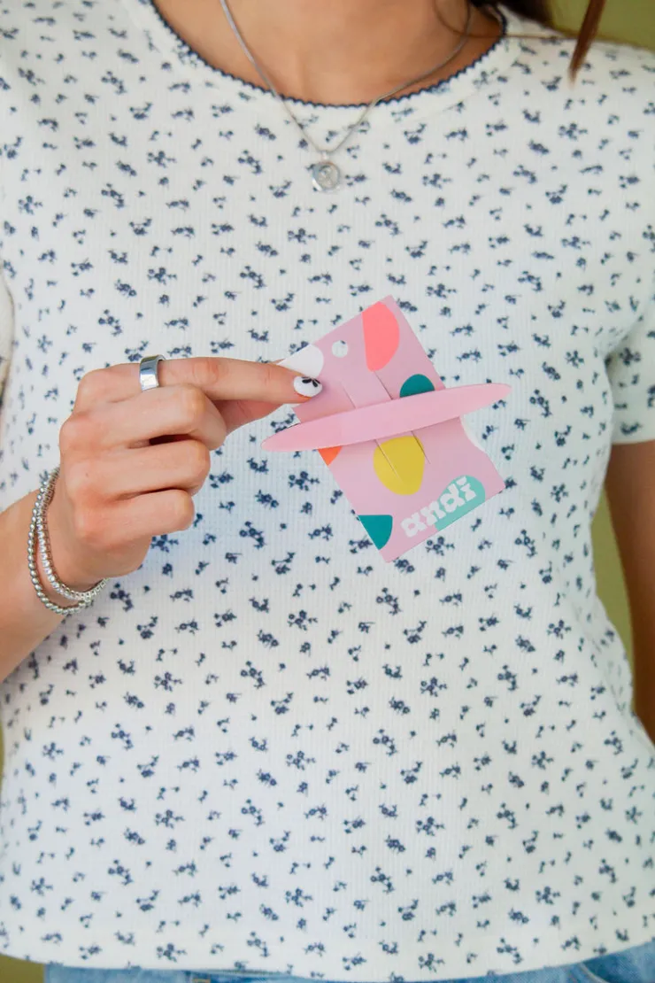 Andi Oblong Oval Barrette