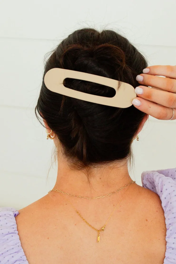 Andi Oversized Flat Claw Clip