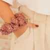 Andi Pansy Floral Jumbo Scrunchie