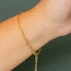 Andi Paperclip Chain Bracelet