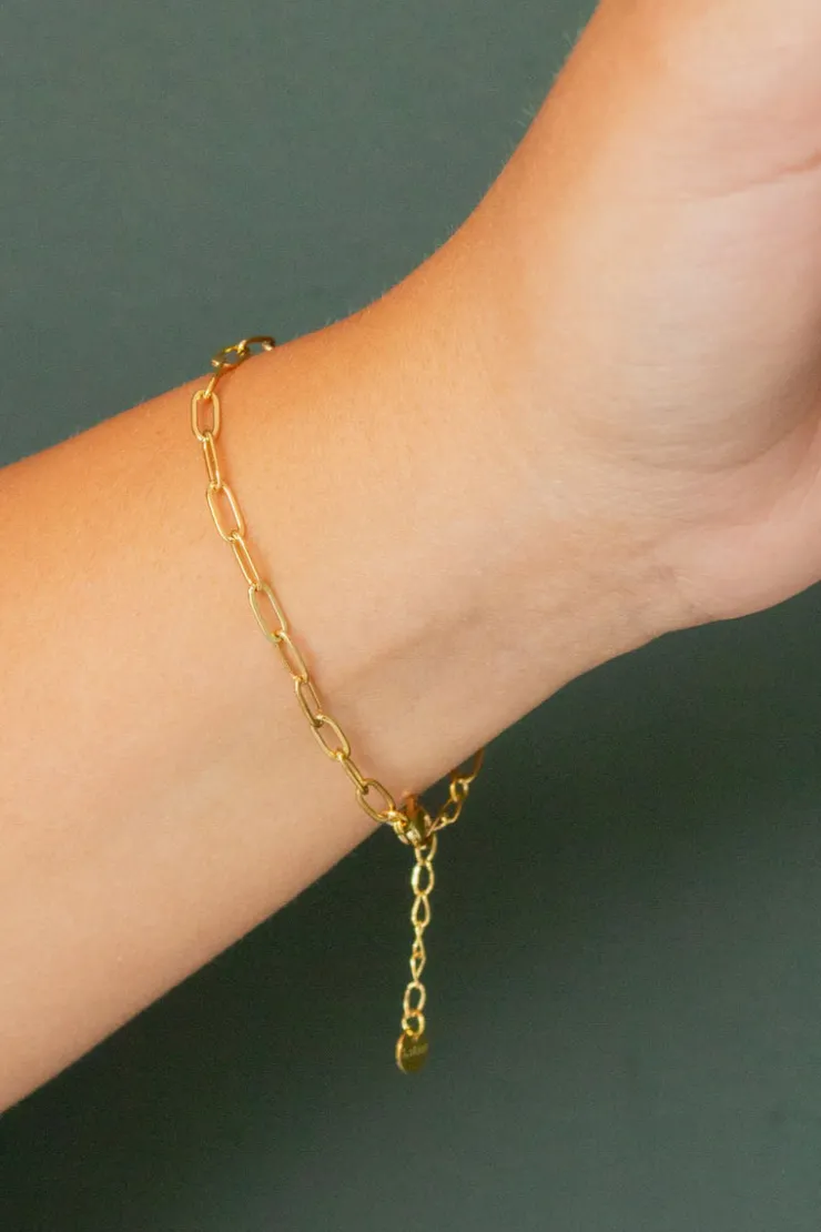 Andi Paperclip Chain Bracelet