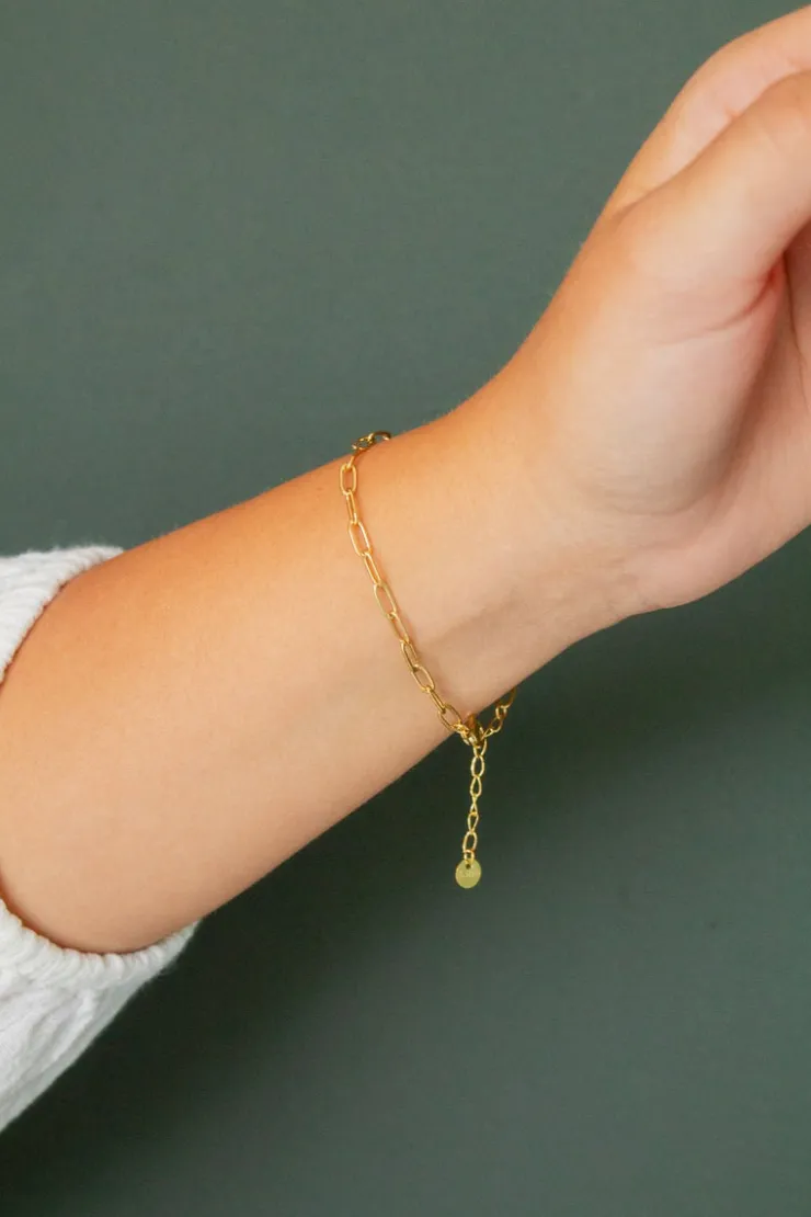 Andi Paperclip Chain Bracelet