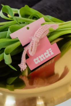 Andi Pastel Knit Bow Ponytail Holder