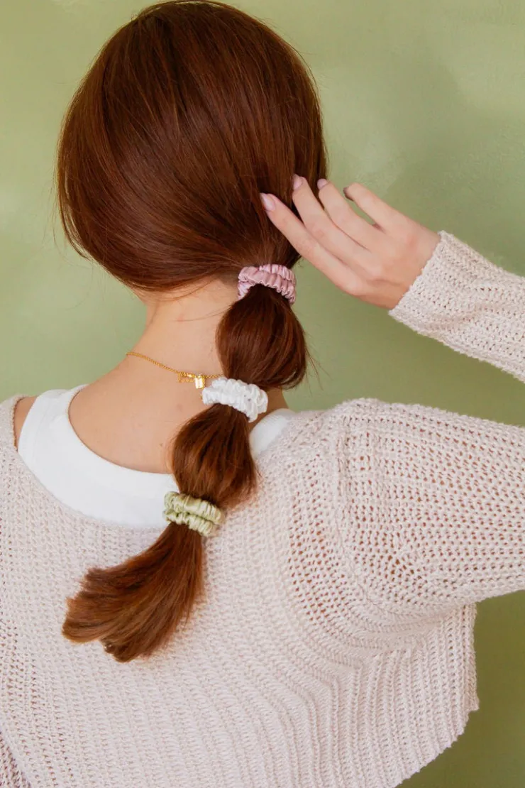 Andi Pastel Silk Everyday Scrunchie Pack