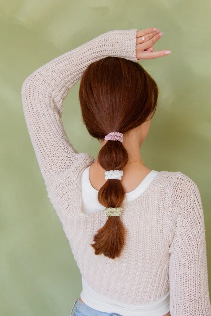 Andi Pastel Silk Everyday Scrunchie Pack