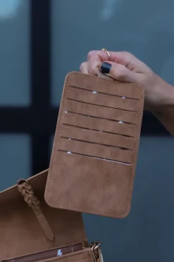 Andi Phone Bag in Oak