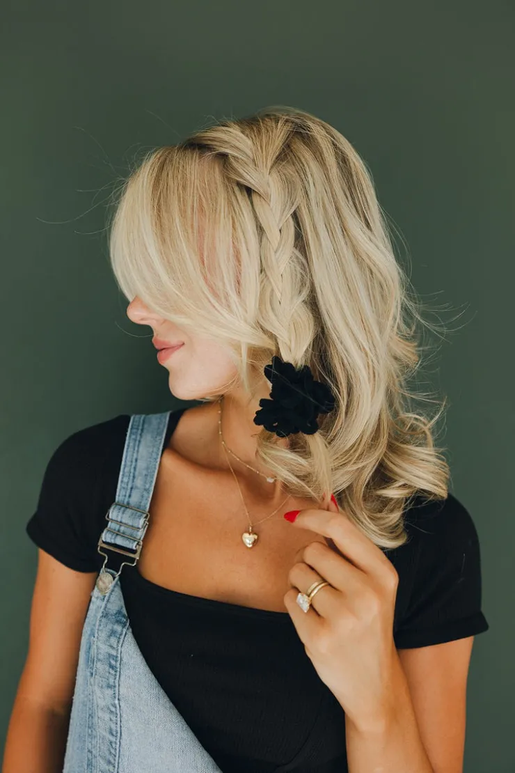 Andi Plush Ruffle Scrunchie