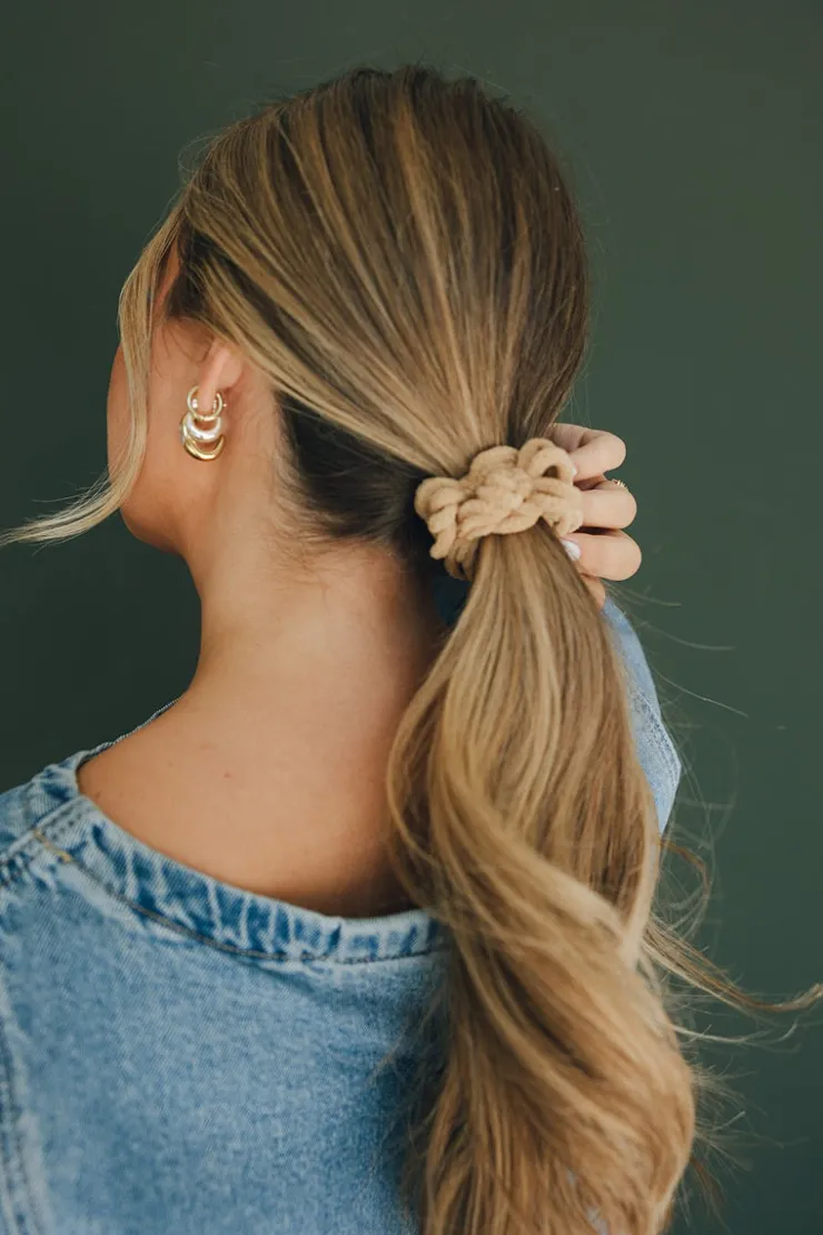 Andi Plush Ruffle Scrunchie