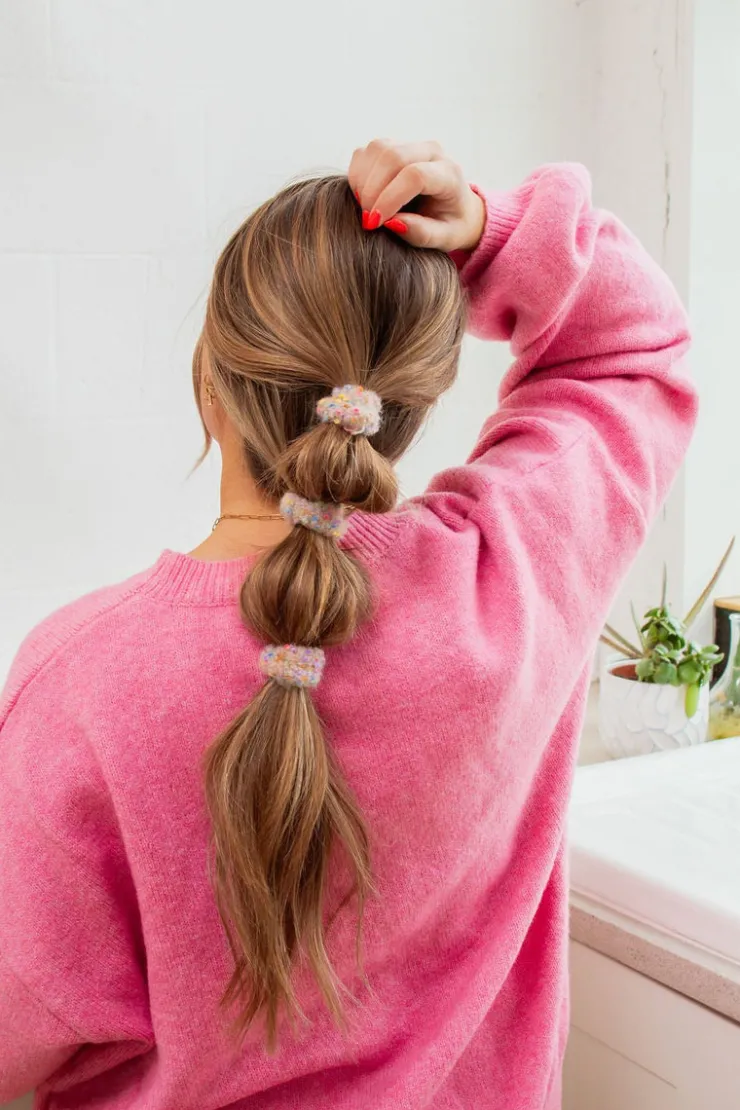 Andi Pom Pom Hair Tie 3-Pack